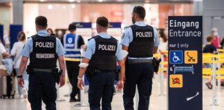 Die Frau fiel Beamten der Bundespolizei bei der Kontrolle am Flughafen auf. (Archivbild)
