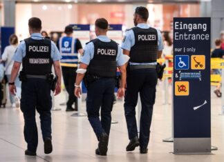 Die Frau fiel Beamten der Bundespolizei bei der Kontrolle am Flughafen auf. (Archivbild)