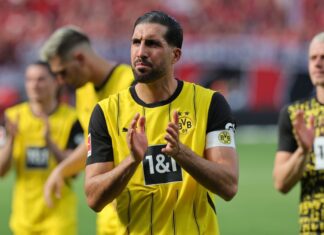 Kapitän Emre Can fehlt dem BVB vorerst.