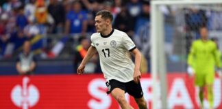 Vor dem Medizincheck in Liverpool: Der deutsche Nationalspieler Florian Wirtz.