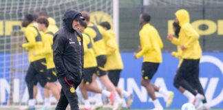 Trainierte seine Mannschaft im Regen: Niko Kovac.