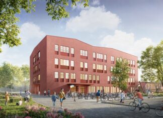 So wird die neue Heinrich-Schmitz-Schule aussehen. Visualisierung: sehw Architektur