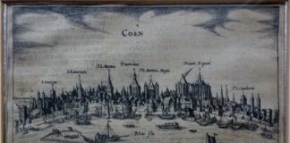 Mit im Reisegepäck nach Köln ist ein rund 400 Jahre alter Kupferstich von Petrus Bertius, der sich in der Sammlung des Eggerscheidter Jugendtreffs befindet. Foto: Stadt Ratingen