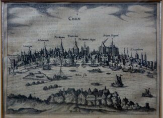 Mit im Reisegepäck nach Köln ist ein rund 400 Jahre alter Kupferstich von Petrus Bertius, der sich in der Sammlung des Eggerscheidter Jugendtreffs befindet. Foto: Stadt Ratingen