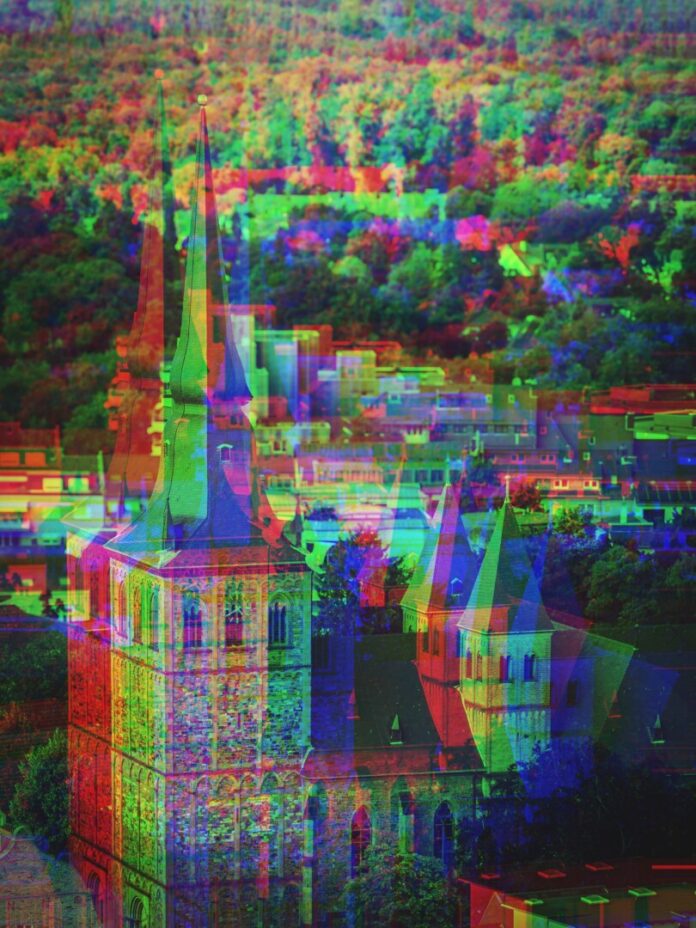 Jetzt kommt Farbe in die Stadt Ratingen in Bunt. Bild:Alexander Heinz