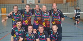 Die Herrenmannschaft der Volleyballabteilung des TuS 08 Lintorf. Foto: TuS 08 Lintorf