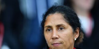 Erste Frau überhaupt im Aufsichtsrat des FC Schalke 04: Steffi Jones. 