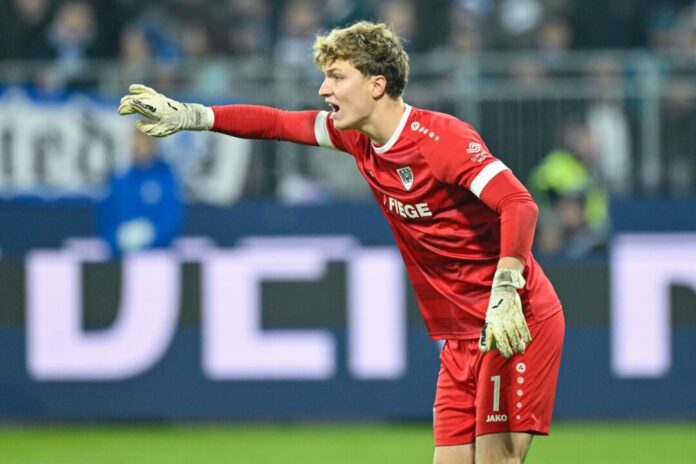 Verlängert vorzeitig bei Preußen Münster: Keeper Johannes Schenk.
