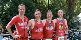 Ratingens Triathleten blieben trotz der hochsommerlichen Temperaturen cool. Foto: TTR08