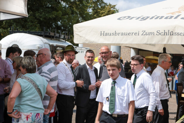 Die Lintorfer sind auch in Vorbereitung, Schützenbiwak 25, Bild: Alexander Heinz