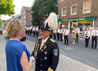 Tambourmajor Michael John. Foto: Kreisstadt Mettmann