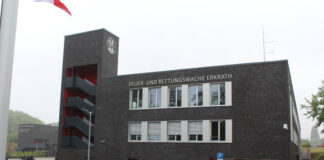 Die neue Feuer- und Rettungswache in Hochdahl. Foto: Stadt Erkrath
