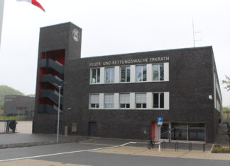 Die neue Feuer- und Rettungswache in Hochdahl. Foto: Stadt Erkrath