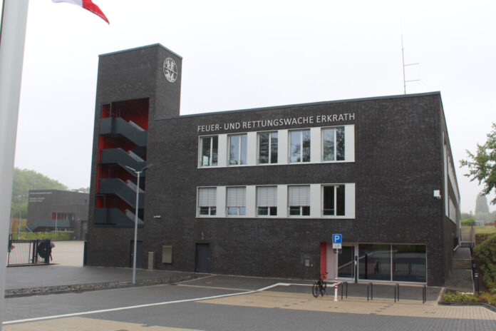 Die neue Feuer- und Rettungswache in Hochdahl. Foto: Stadt Erkrath