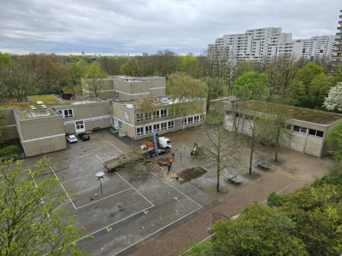 Blick auf die Erich Kästner Grundschule in West, Bild: Alexander Heinz