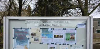 Infotafel des Homberger Treffs an der Herrnhuter Strasse, Bild: Alexander Heinz