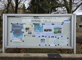 Infotafel des Homberger Treffs an der Herrnhuter Strasse, Bild: Alexander Heinz