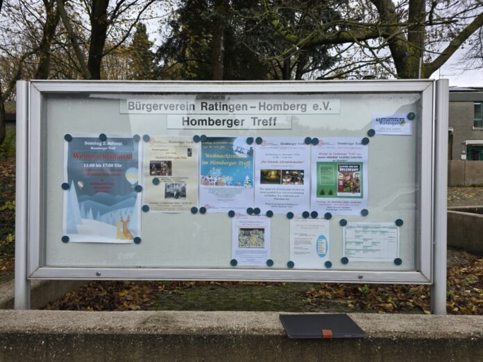 Infotafel des Homberger Treffs an der Herrnhuter Strasse, Bild: Alexander Heinz