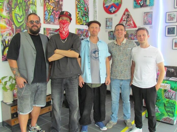 Patrick Hoffmann Jaybezed Dennis Scheidtsteger Rob Richardson Phil Bobon, Bild: Manni Evers