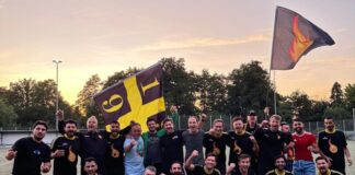 Die Freude bei den "Bomberos" ist groß. Foto: TuS 08 Lintorf