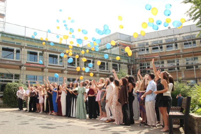 75 Schülerinnen und Schüler freuen sich auf einen neuen Lebensabschnitt. Foto: privat