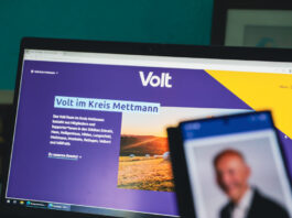 Volt ist inzwischen auch im Kreis Mettmann aktiv - in Velbert gibt es derzeit allerdings parteiinterne Streitigkeiten rund um die Kommunalwahl. Foto: Volkmann