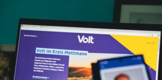 Volt ist inzwischen auch im Kreis Mettmann aktiv - in Velbert gibt es derzeit allerdings parteiinterne Streitigkeiten rund um die Kommunalwahl. Foto: Volkmann
