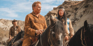Abahachi (Bully Herbig), Ranger (Christian Tramitz) und Dimitri (Rick Kavanian) wieder vereint auf der Leinwand. Foto: Constantin Film