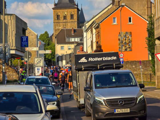 Der Start in Ratingen Mitte, Rollnacht 2025 in Ratingen, Bild: Alexander Heinz