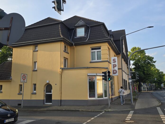 Zentrale der SPD Ratingen auf der Düsseldorfer Straße, Bild: Alexander Heinz