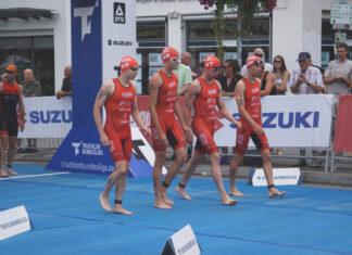 Gerrit Schubert, Jonas Hauser, Jan Ortjohann und Leon Vollstedt am Start. Foto: TTR08