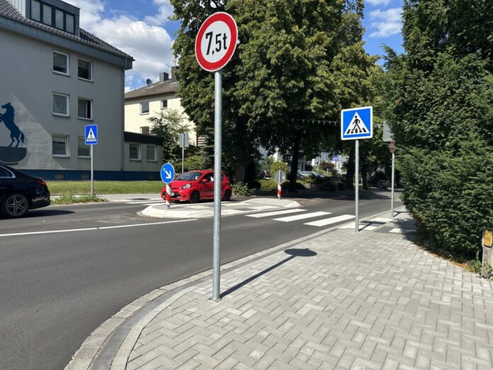 Der Zebrastreifen sorgt für mehr Sicherheit. Foto: Kreisstadt Mettmann
