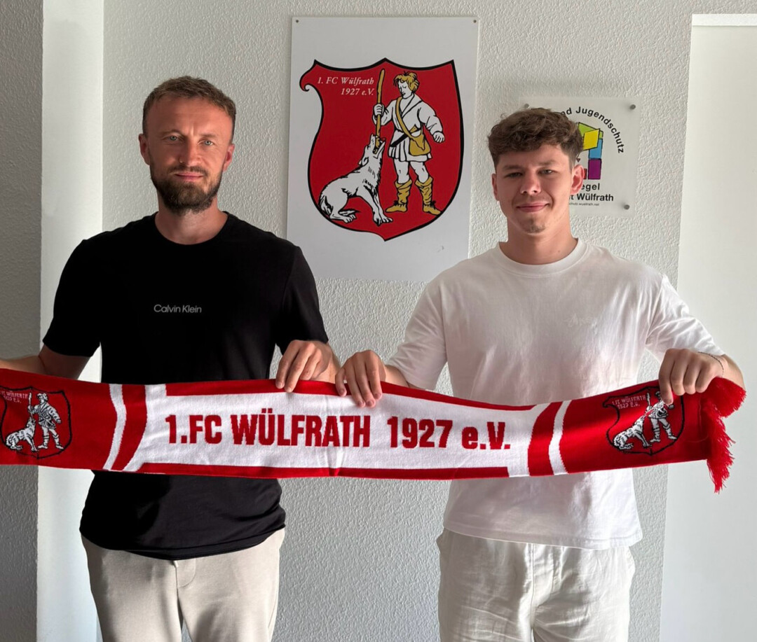 Thomas Cyrys mit Niklas Schiller. Foto: FCW/privat