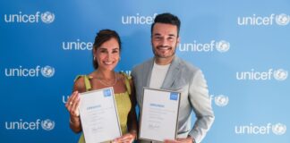Jana Ina und  Giovanni Zarrella wollen sich als Unicef-Paten für Kinder einsetzen.