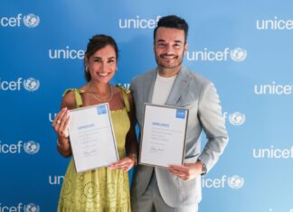 Jana Ina und  Giovanni Zarrella wollen sich als Unicef-Paten für Kinder einsetzen.