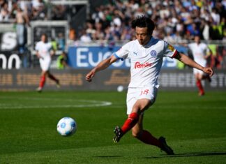 Kiels Shuto Machino wechselt zu Borussia Mönchengladbach. 