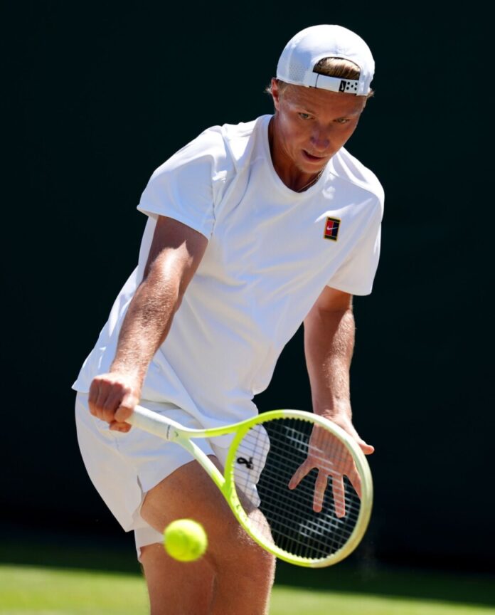 Max Schönhaus kämpfte sich in Wimbledon bis ins Halbfinale.