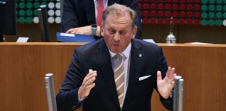 Der CDU-Parlamentarier Dietmar Panske bei einer Plenardebatte (Archivfoto)