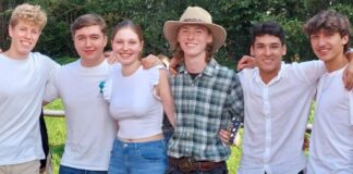Leon Rohlfing, Alexandra Schüller, Leo Wehner, Sam Keanu, Yannik Stüwe. MonkeyB, Foto: Privat