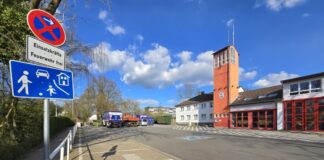 Hösels beliebtester Platz für grosse Feiern, der Feuerwehrplatz, Bild: Alexander Heinz