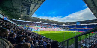 Insgesamt 19.652 Zuschauer verfolgten das Spiel im Duisburger Stadion. Foto: Volkmann