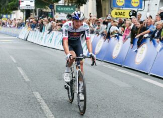 Florian Lipowitz erlebte einen gebrauchten Tag bei der Deutschland Tour.