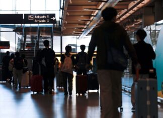 Am Flughafen Köln/Bonn kam es trotz vieler Passagiere zu keinen längeren Wartezeiten.