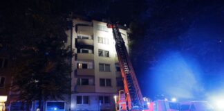 Der Feuerwehr gelang es schnell, den Brand zu löschen.