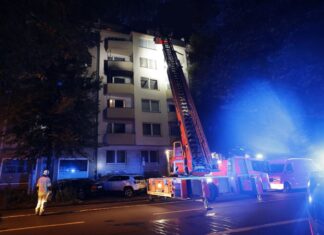 Der Feuerwehr gelang es schnell, den Brand zu löschen.
