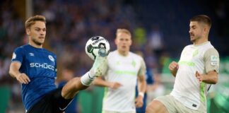 Bielefeld und Bremen lieferten sich eine umkämpfte Partie. 