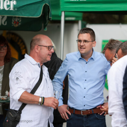 Mirco Köstring gibt Patrick Anders noch ein paar Tipps, Bild: Alexander Heinz