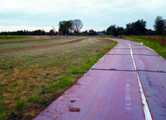 Die Baustraße ist bereits gelegt. Foto: BRW