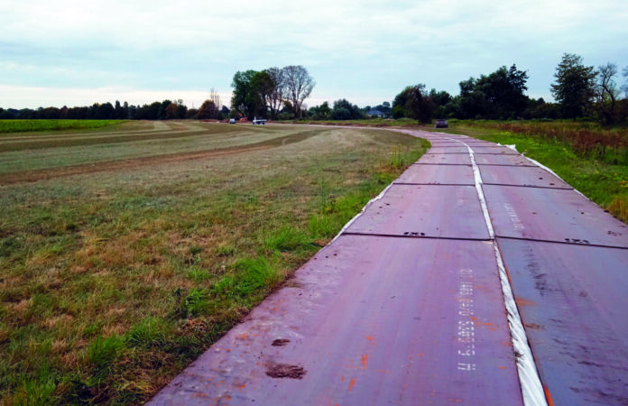 Die Baustraße ist bereits gelegt. Foto: BRW