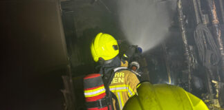 Die Feuerwehr im Einsatz. Foto: FW Ratingen